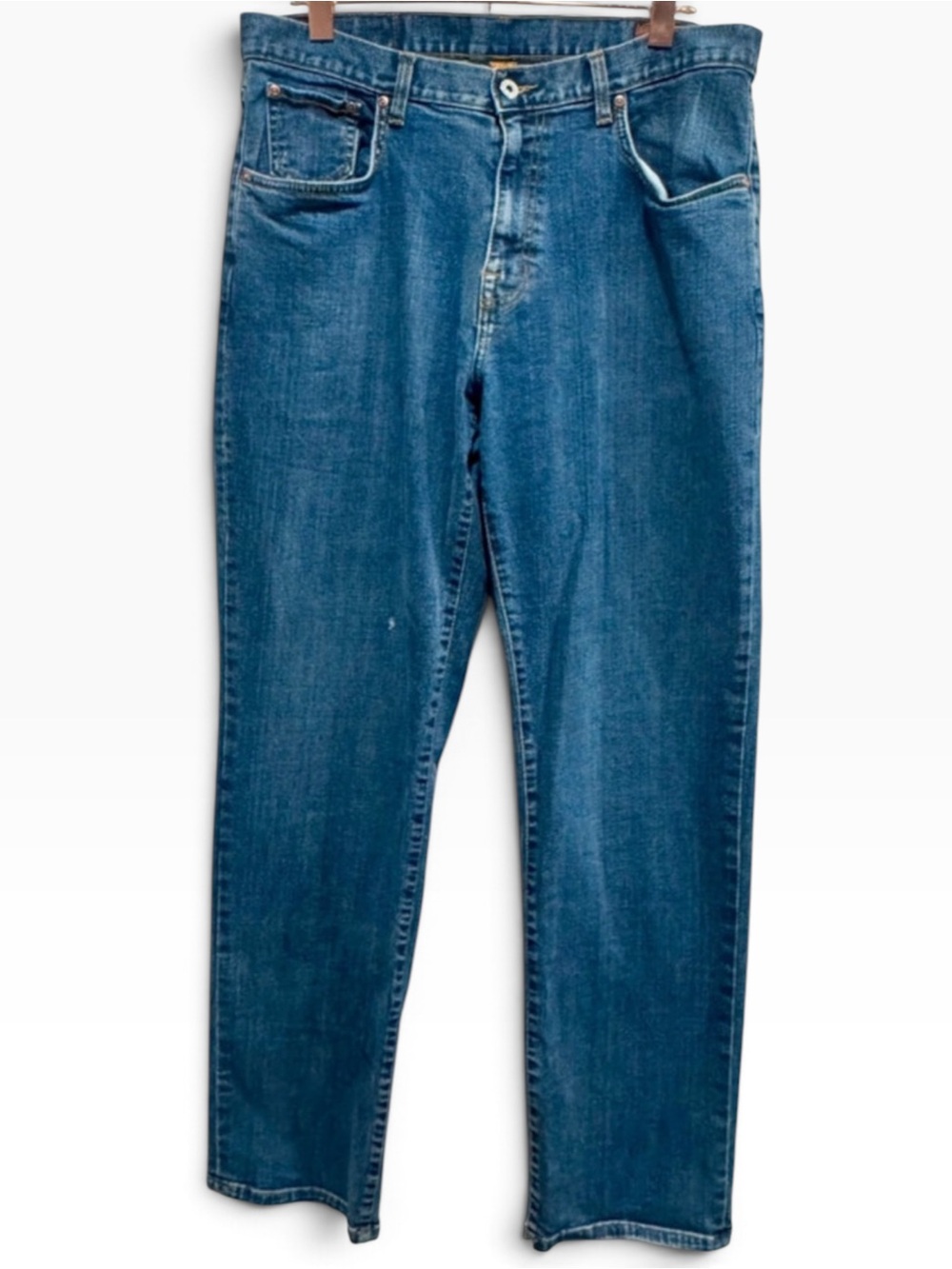 Orvis Montana Morning Jeans Men’s 34x34 Straight Leg Blue Stretch Denim